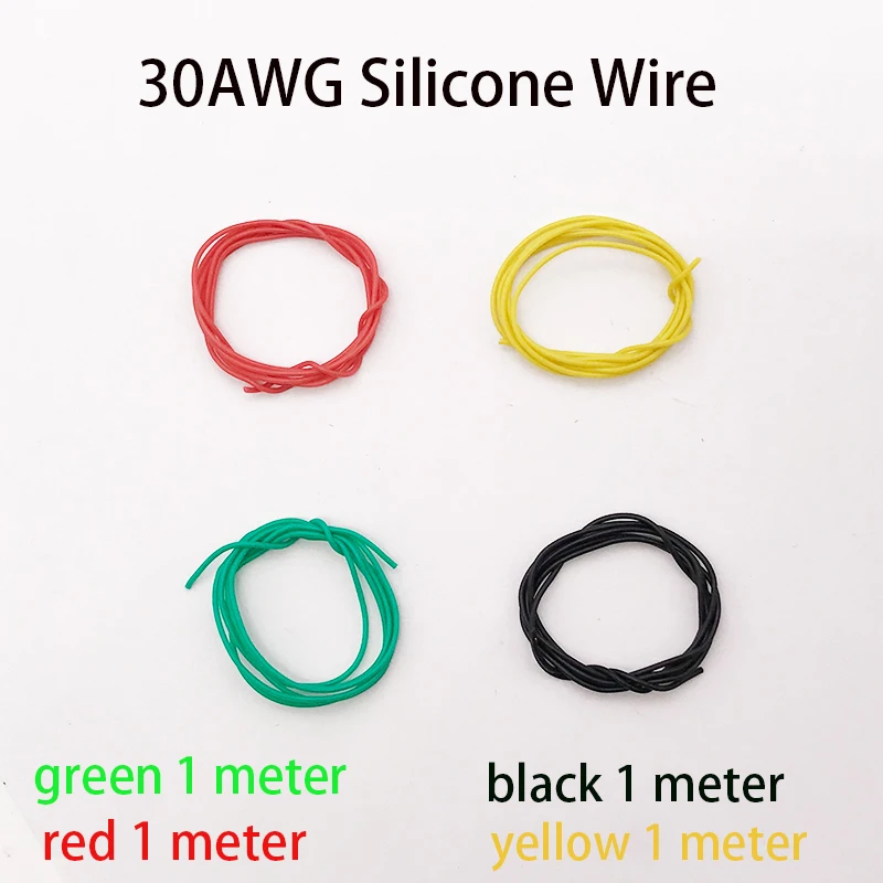 Bobine de fil silicone 4 mètres pour drone FPV, avec étiquette indiquant 11P.