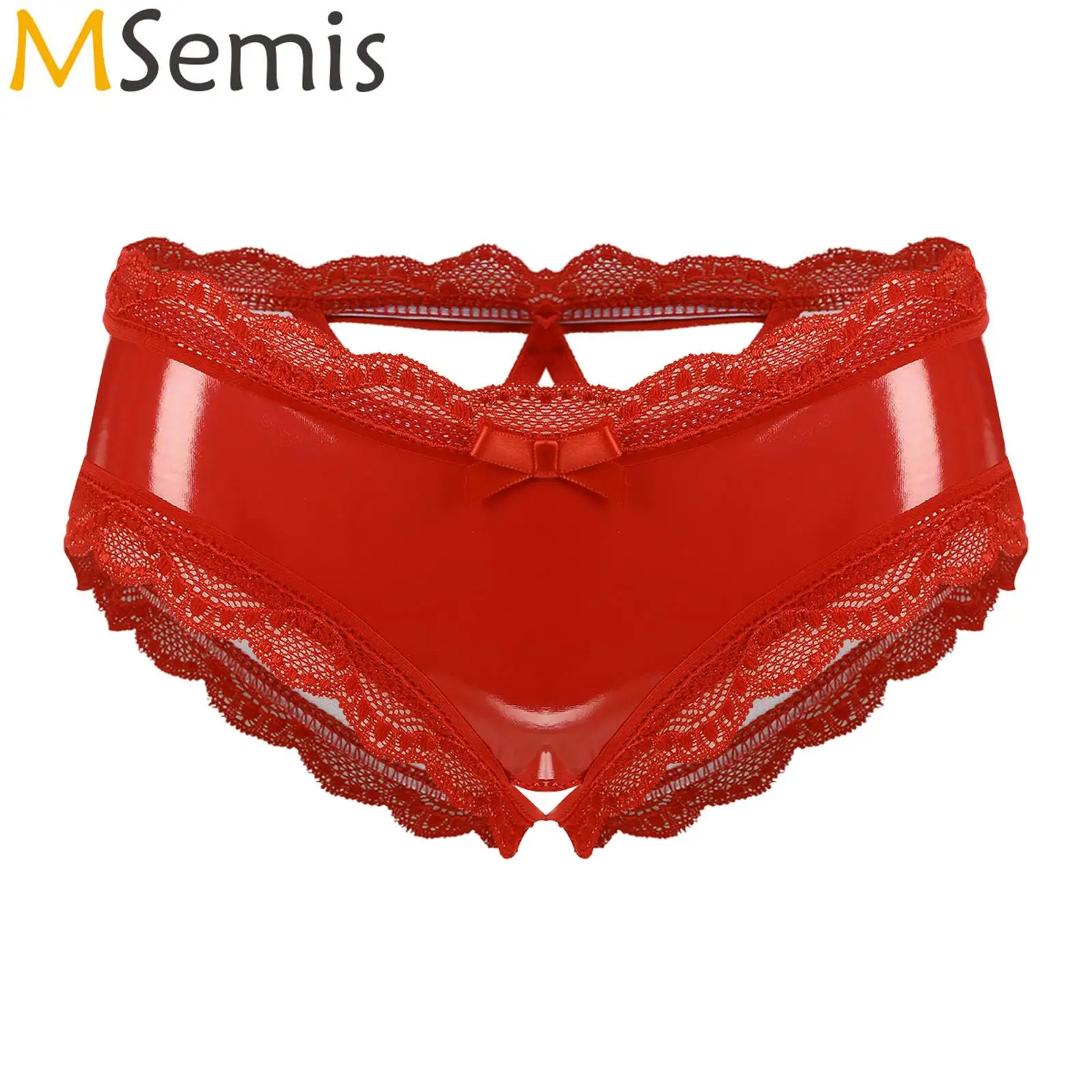 

Сексуальное женское нижнее белье, сексуальное порно, кружевные сексуальные трусики с открытой промежностью, V-образный вырез, женское нижнее белье для женщин, мини-трусы из лакированной кожи