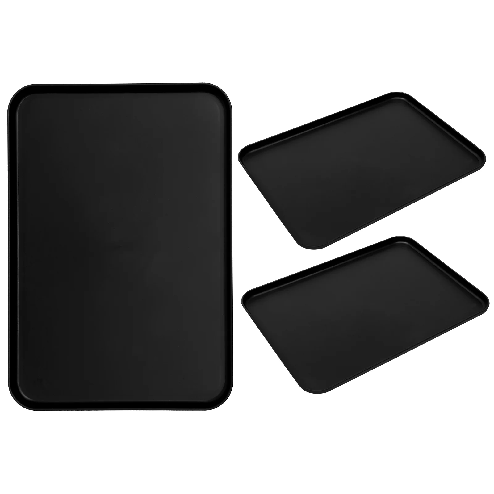 

3pcs Serving Tray Party Serving Tray Dessert Tray Rectangular Party Serving Tray