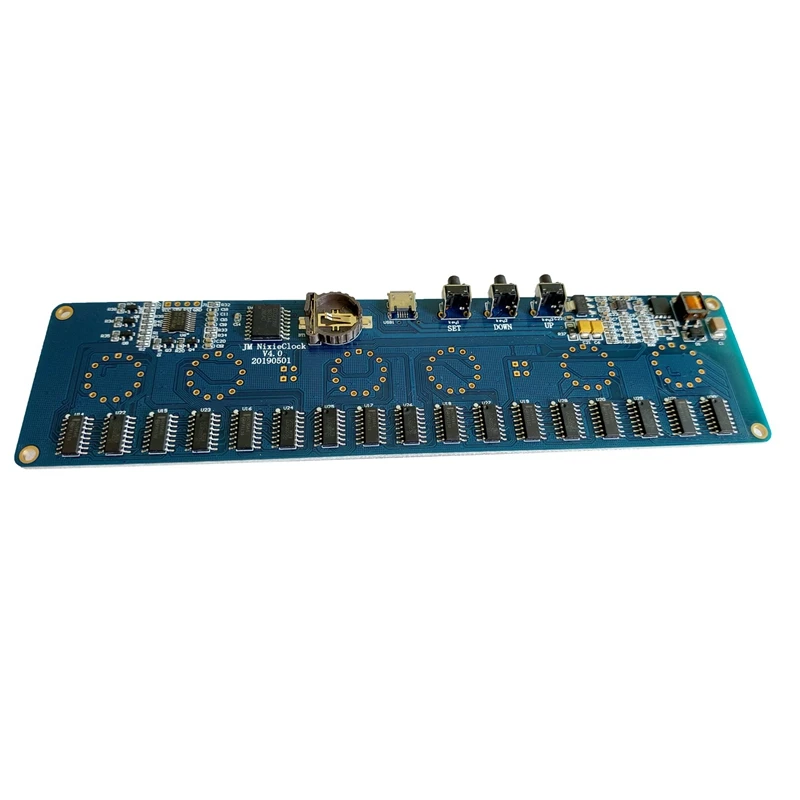 HOT-DIY In14 In4 Nixie Tube Clock Digital LED Clock Gift Circuit Board Kit PCBA No Tubes pcb board