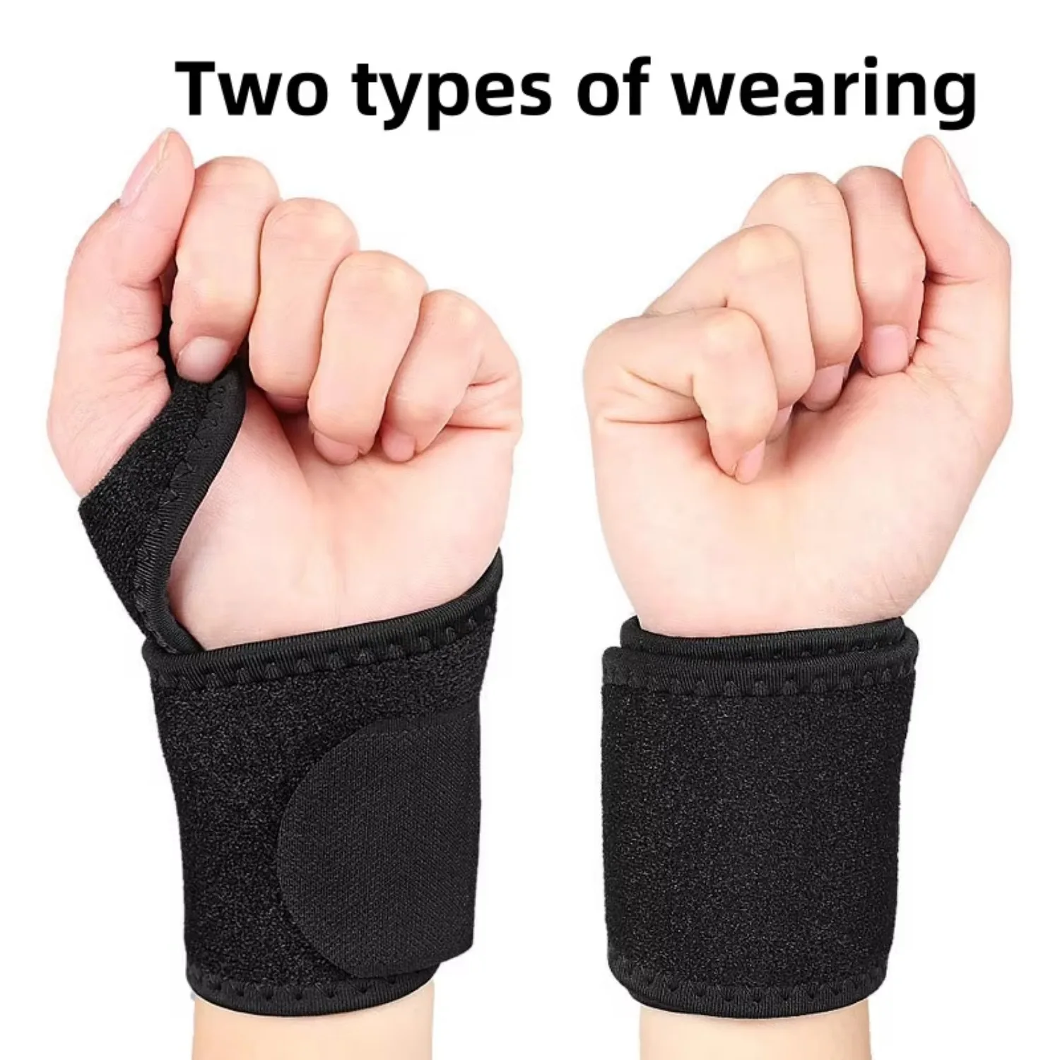 Wrist Brace Wristband Ganglion Cyst Arthritis Carpal Tunnel Breathable Sport Wrist Support Left Right Unisex