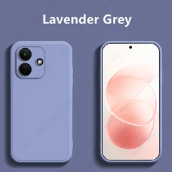 Custodia per telefono in silicone liquido premium - Cover posteriore elegante e resistente e protezione per il vetro