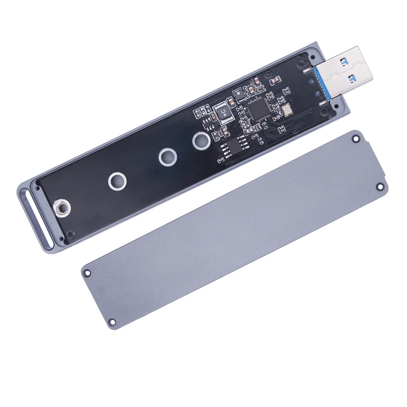 M2 SSD 케이스 어댑터 SSD 인클로저 알루미늄 M.2 인클로저 박스, B + M 키 NGFF SATA 솔리드 스테이트 디스크용 M.2-USB 3.1 SSD 어댑터