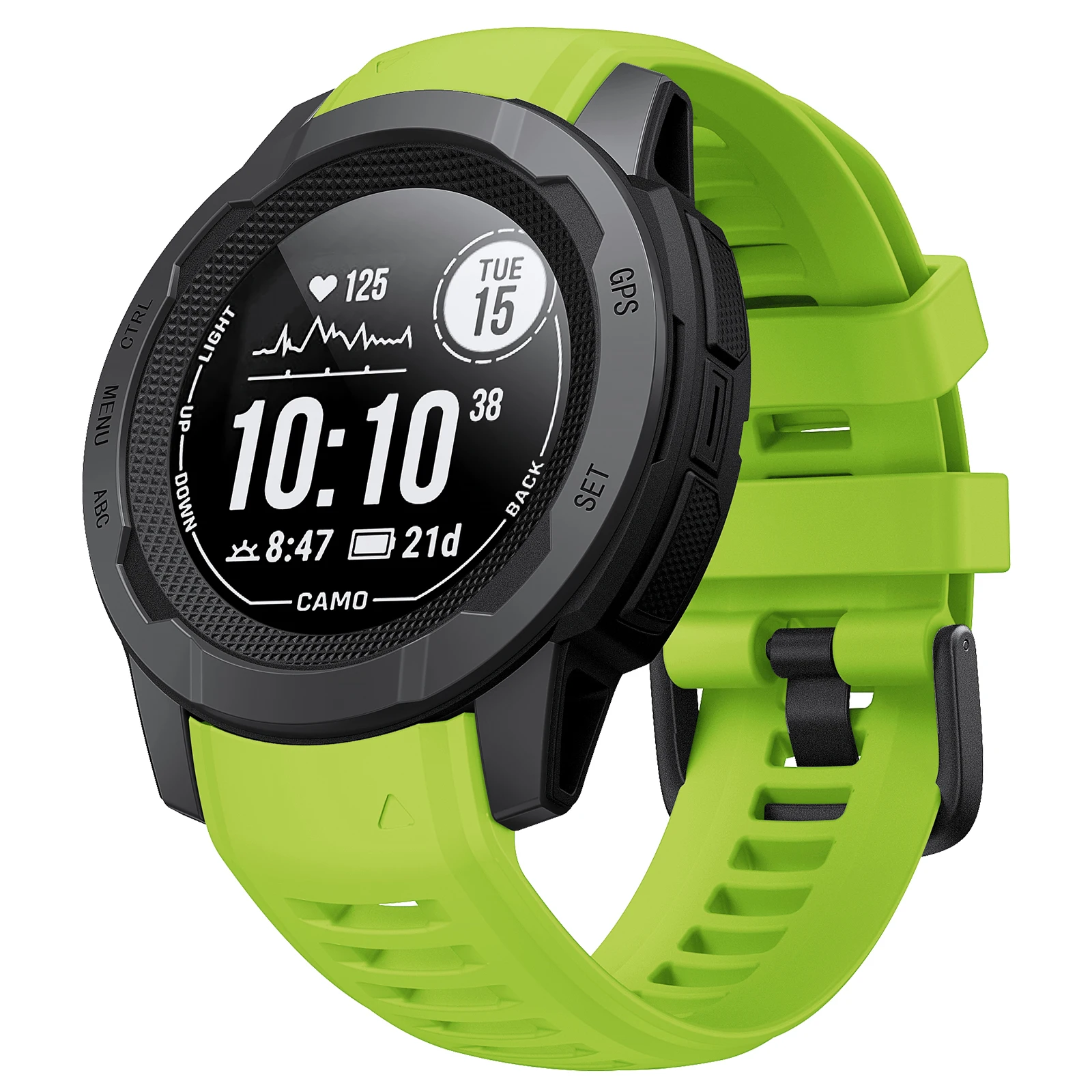 Garmin Silicone Sport Strap 22mm Soft Rubber Wristband