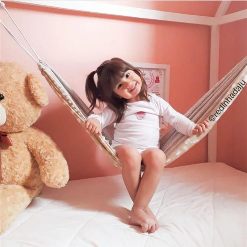 Baby Sleeping Hammock Children's Swing Indoor And Outdoor Gondola For Babies Household Cartoon Hammocks 4