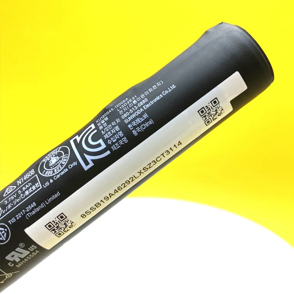 NEW 6000mAh L13C2E31 L13D2E31 Battery For Lenovo Yoga Tablet 8 B6000 B6000-H 60043 B6000-F 60044 High Quality In Stock