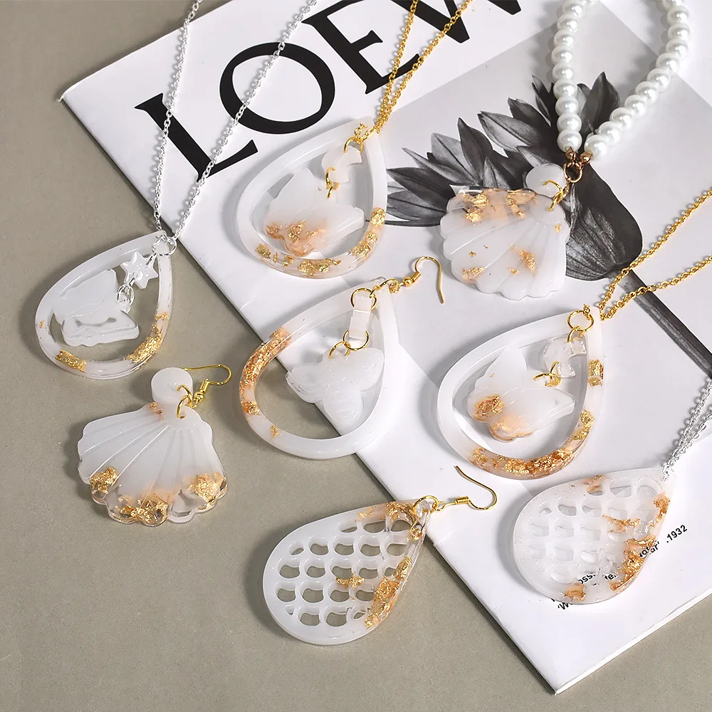 Stampi In Silicone Per Resina - 2 Pezzi Con 88 Forme Per Gioielli Fai Da Te