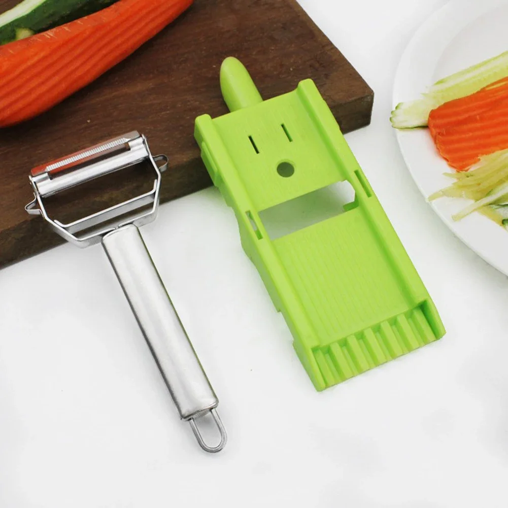 Stainless Steel Peeler Peeling Plastic Planing Board Combination Multifunctional Grater Slice Household Kitchen Tools