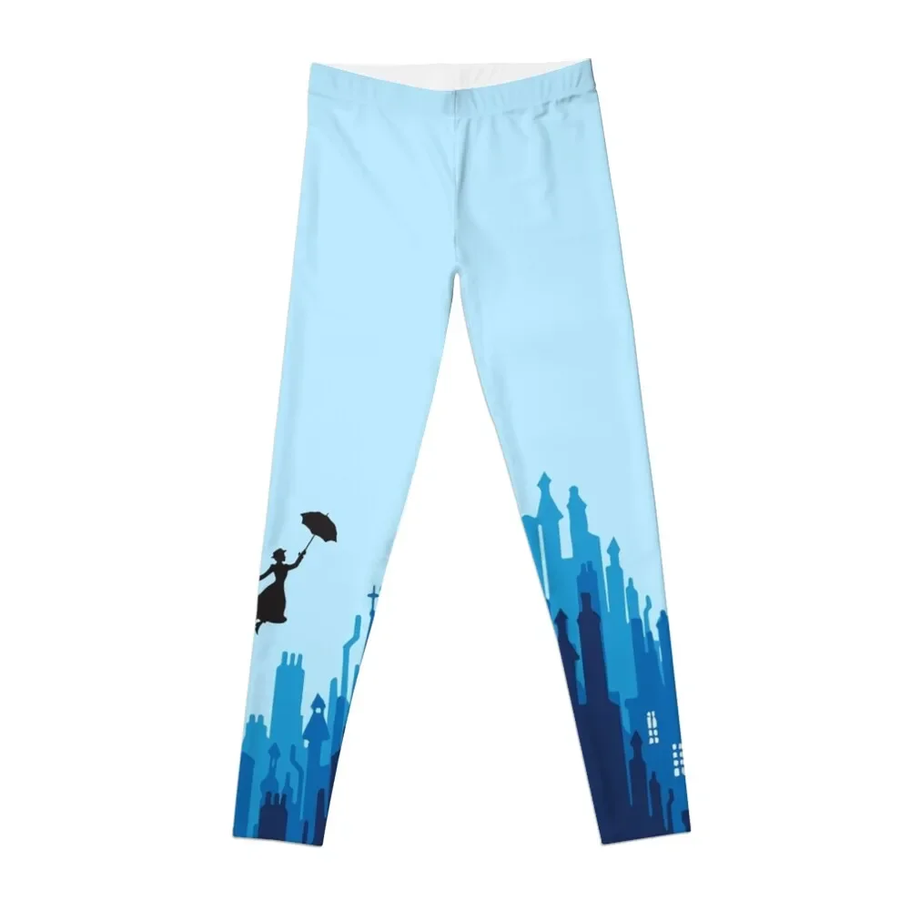 Mary Poppins Leggings Sporty Woman Gym Harem Pants Leggings Da Donna