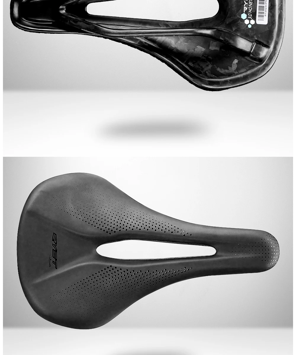 RYET 3D Gedruckt Fahrrad Carbon Sattel 140mm 143mm Super Licht Straße MTB Racing Sättel Fahrrad Sitzkissen radfahren Sitz Teile – Detail 19