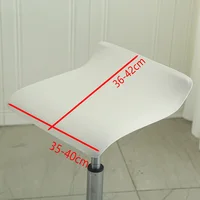 Bar Stool Cover Cashier Chair Covers Stretch Stool Seat Slipcovers Stretch Elastic Hotel Banquet Dining Small Chair Case 2