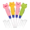 4 Pcs Animal Light Ear Spoon Baby Cleaner with Lights Wax Removal Tool Abs Kids Earwax Cartoon Cleaning 3