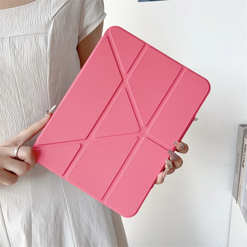 Sleek Acrylic Tablet Cover with Auto Sleep/Wake Feature