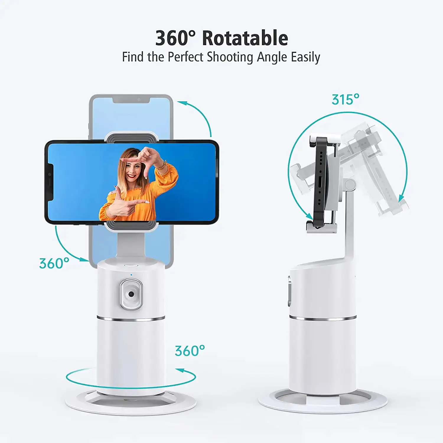 Selfie Stick For Iphone Ai Auto Face Tracking Tripod,Latest