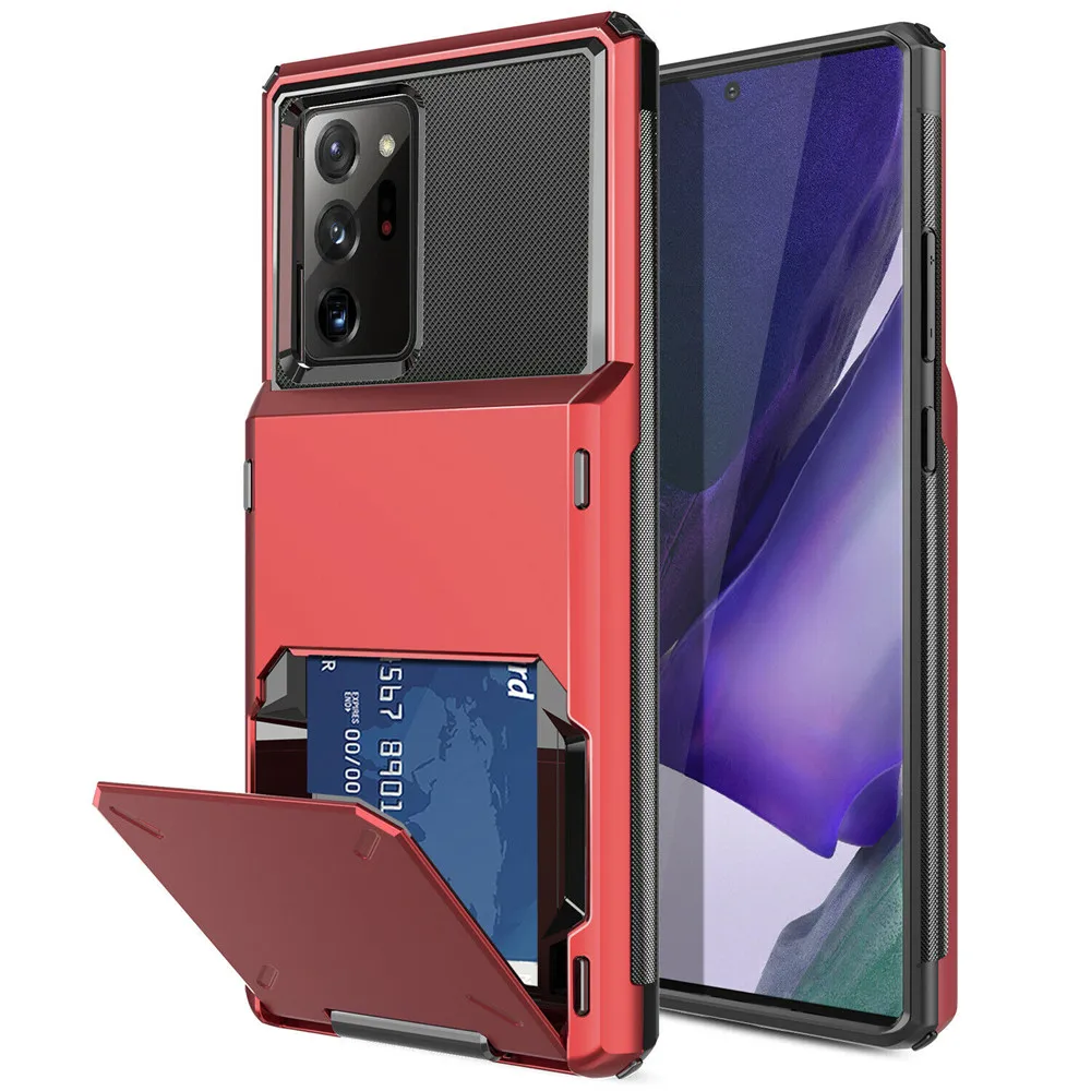 Samsung Wallet Card Case with Credit Card Holder, Shockproof Protective Cover