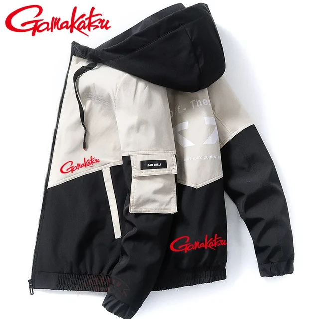 Gamakatsu Spring and Autumn New Fishing Jacket Men's Windbreaker Zipper  Jacket Outdoor Sport Casual Jacket Fishing Clothing Men - AliExpress