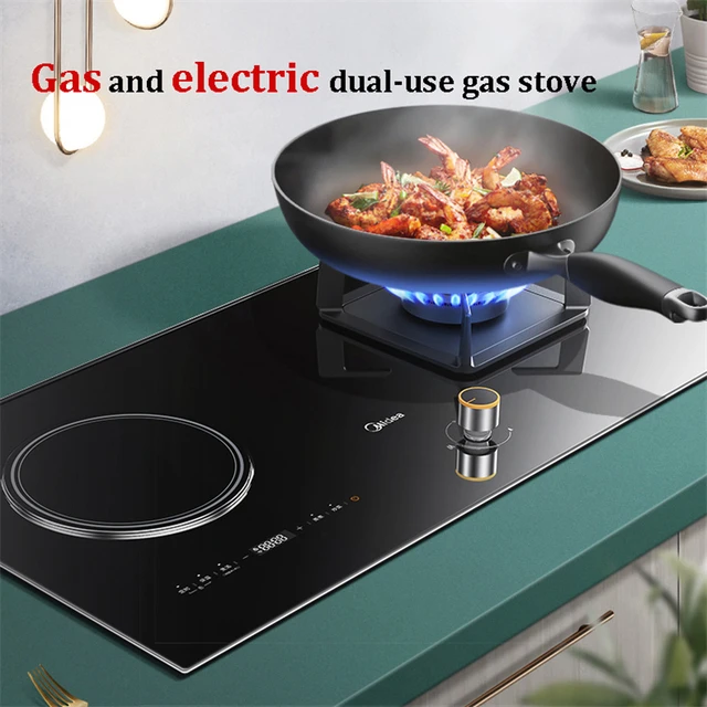 Gas Stove Double Stove Fierce Fire Timing Embedded Tabletop - Gas Stove -  AliExpress
