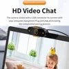1080P HD Webcam Camera Auto Focus Webcam CMOS USB Computer PC Camera with Mic for Video Calling Network Teaching Office Meeting 5