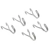 20Pcs Pegboard Hooks Stainless Steel Hooks Grid Wall Mesh Retail Display Shop Peg Goods Shelf Panel Pegboard Hooks 3