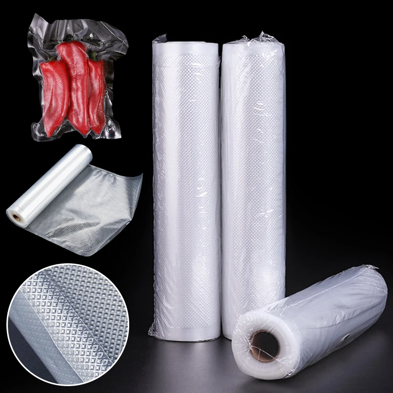 500cm/Rolls Vacuum Bags for Food Vacuum Sealer Reusable Food Freezer