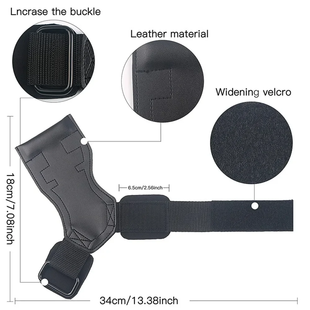 Bench Press Weight Lifting Wrist Hooks Straps PVC Deadlift Gloves and Grip Pads for Fitness Gym Training Dumbbell Pull-Ups F06 6