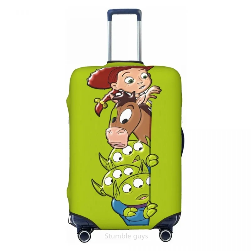 18-32 Inch Elastic Luggage Cover Stylish Toys Print Durable Dustproof Anti-Scratch Washable Travel Protective Accessory - 4