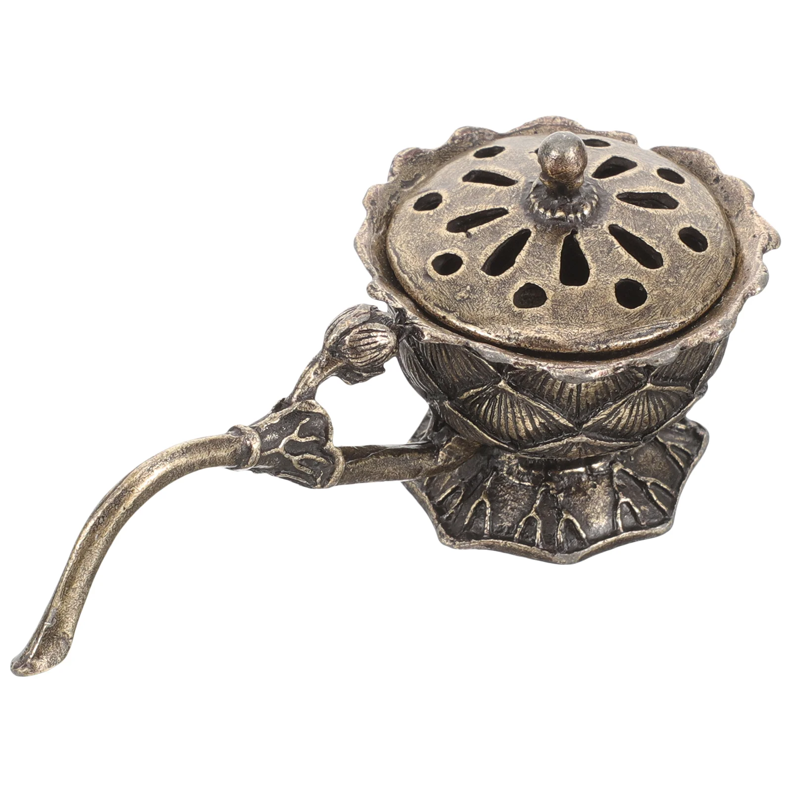 

Cones Holder Metal Indoor Ornament Censer Tabletop Vintage Holders Retro Decor
