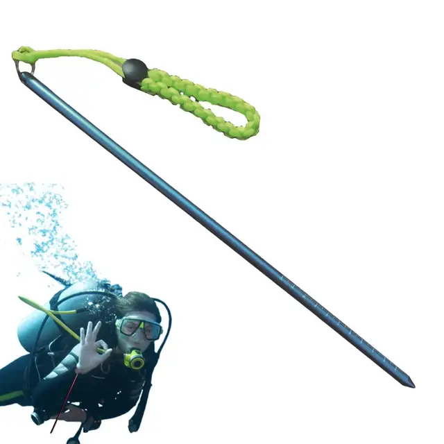 Puntatore Per Immersioni In Lega Alluminio | Per Comunicazione Subacquea | 35 Cm, Vari Colori - Foto 5