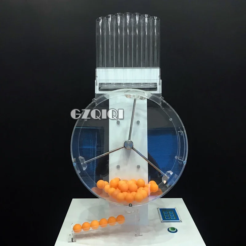 Lottery Machine by mechanism for lottery games with balls holder on the top ruleta casino bingo chips