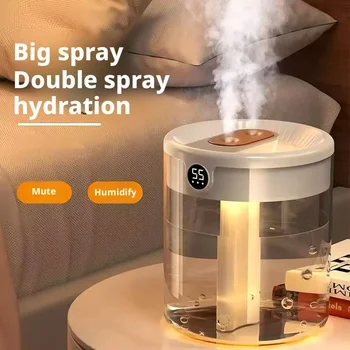 Triple Spray Humidifier Quiet Large Mist Volume Large Capacity For Bedroom Living Room Office Home Safe For Pregnant Women Baby 1