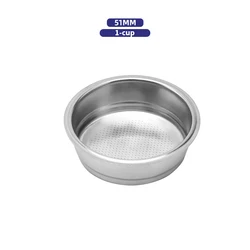 Stainless Steel Coffee Filter Basket for Espresso Tools & Barista Accessories (51mm 1cup)