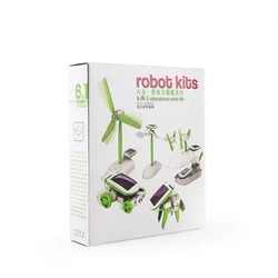 Solar - Powered 6 - in - 1 DIY Robotics Kit for Creative STEM Learning and Skill Development (Robot Kits)