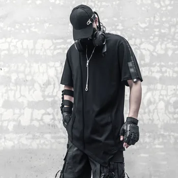 Men's Irregular Tactical Cargo T Shirt 3