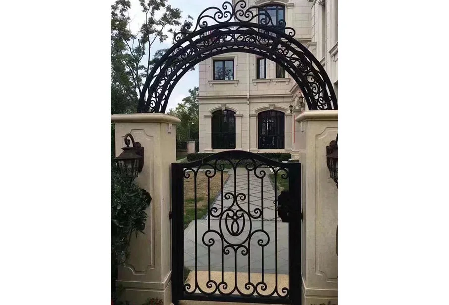 Hot Selling High Quality Wrought Iron Gate Design Iron Gates Wrought Iron Gate 6