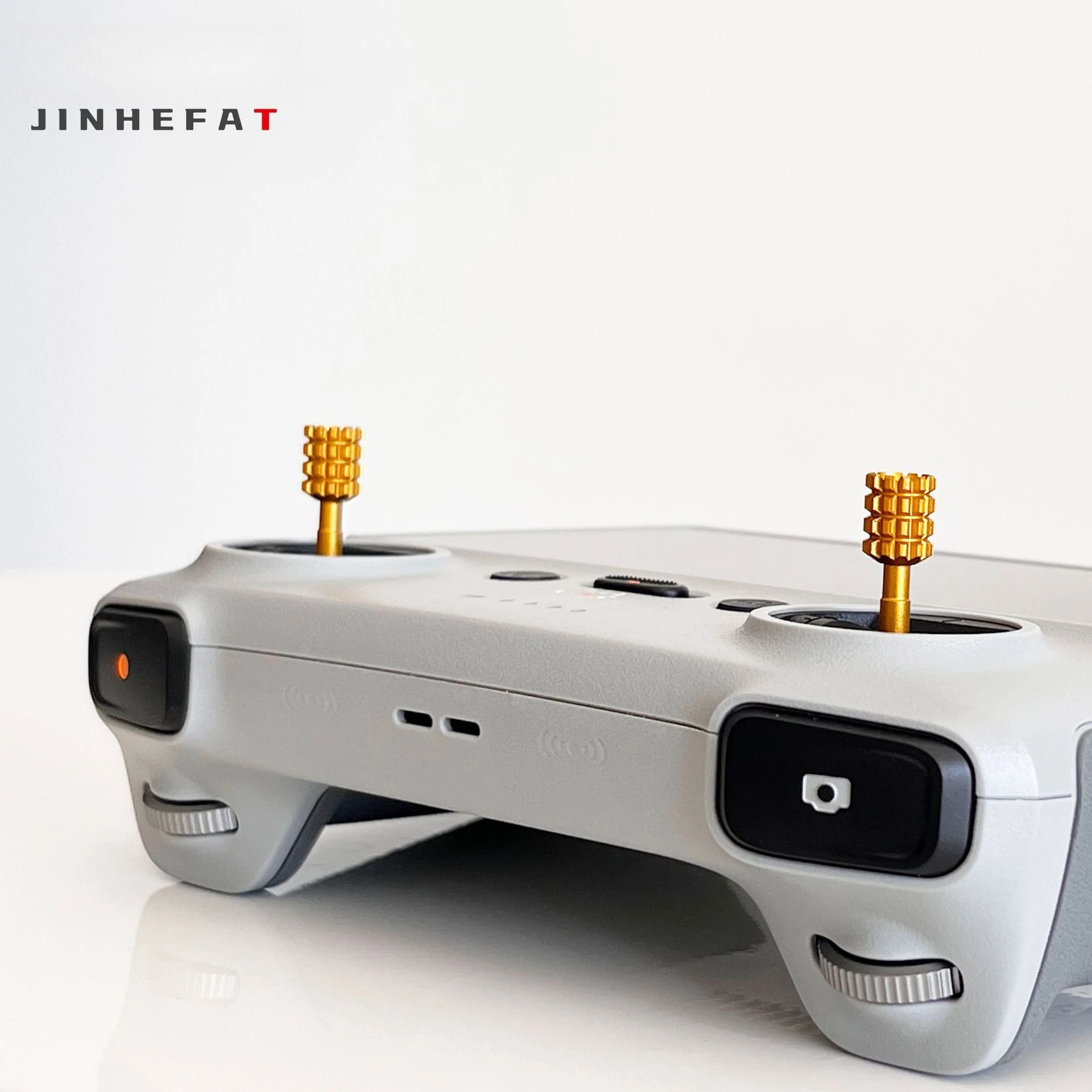 Manette de Contrôle à Distance en Alliage d'Aluminium pour Drone DJI, boutons et molettes sur le dessus