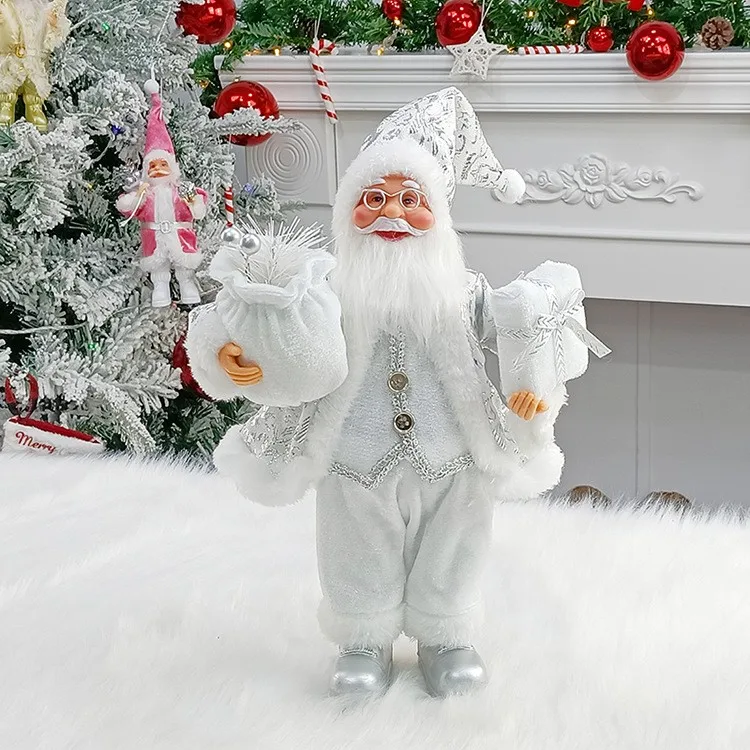 Adorno de árbol de Navidad de Papá Noel, decoraciones navideñas, regalos para el hogar, Año Nuevo 2025