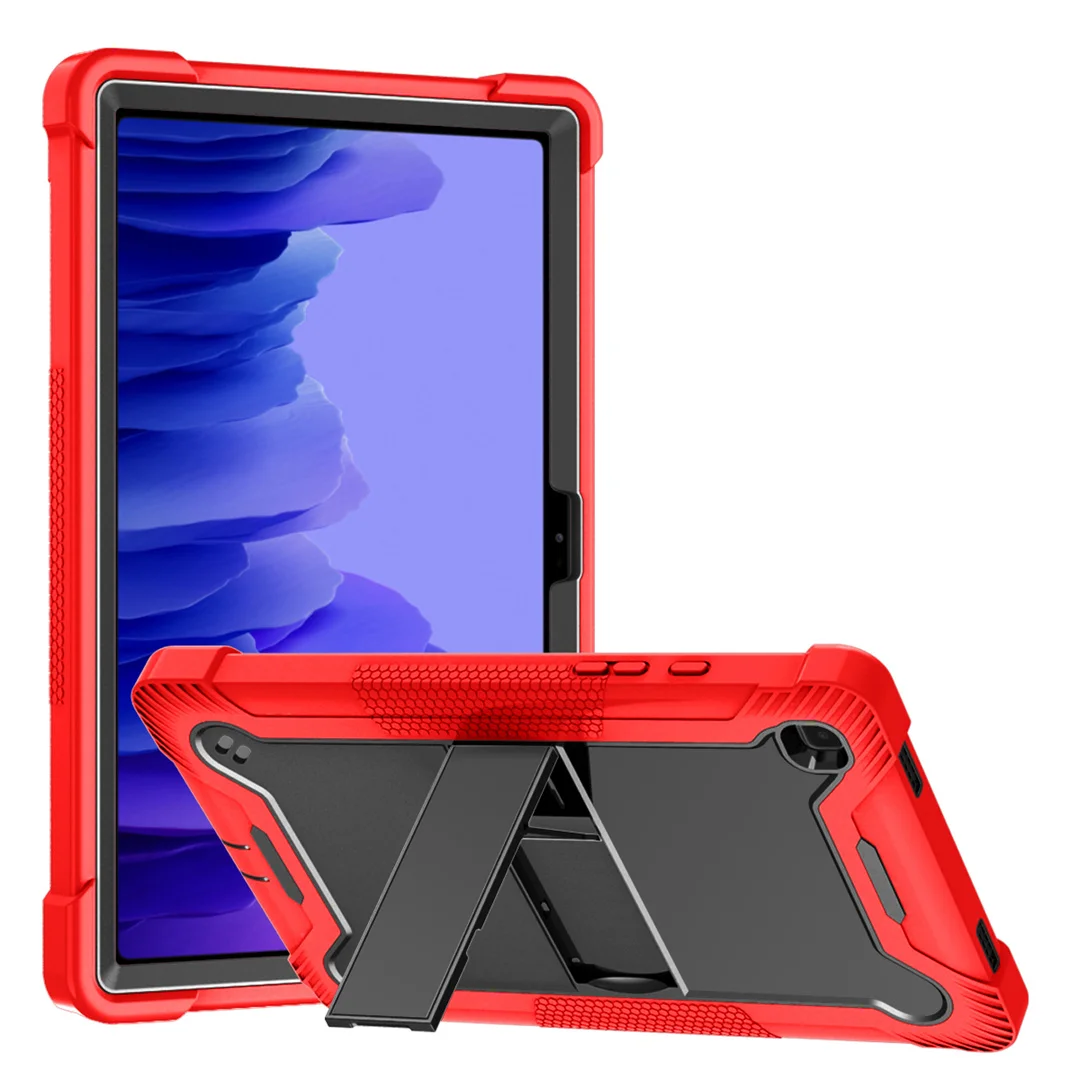 

For Samsung Galaxy Tab A7 10.4 SM T500 T505 2020 Case Hard Plastic Kickstand Safe Silicon 3 Layer Protective SM-T505 Cover Funda