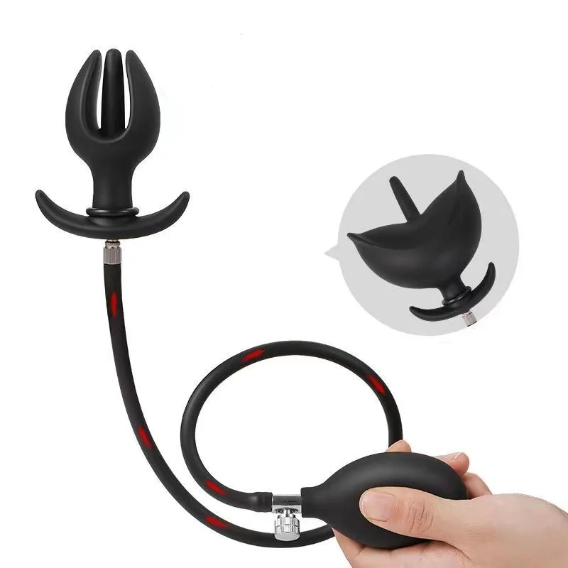 Tapón anal de silicona expandible con cuentas para masajes, juguetes sexuales para mujeres, hombres, masturbación, parejas, coqueteo, juegos para adultos_voghion.com