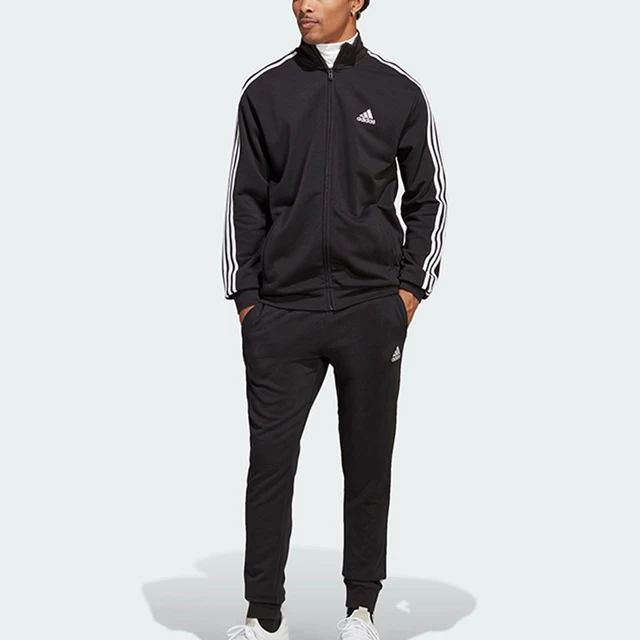 Adidas officiel authentique nouveau ensemble de sport décontracté à col montant pour hommes IC6766 1