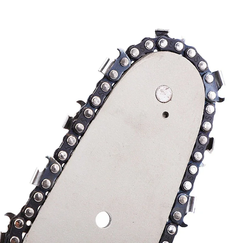 Saw Chain Mini Chainsaws Wood Branch Cutting Tool 1/2/4pcs 4 Inch 14 Cutter 28 Drive Links 1/4" Pitch Chains Guide .043"