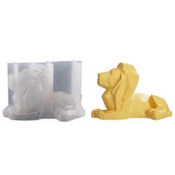 Lion Resin Mold Making Mold Scented Silicone Mold for Home Decor