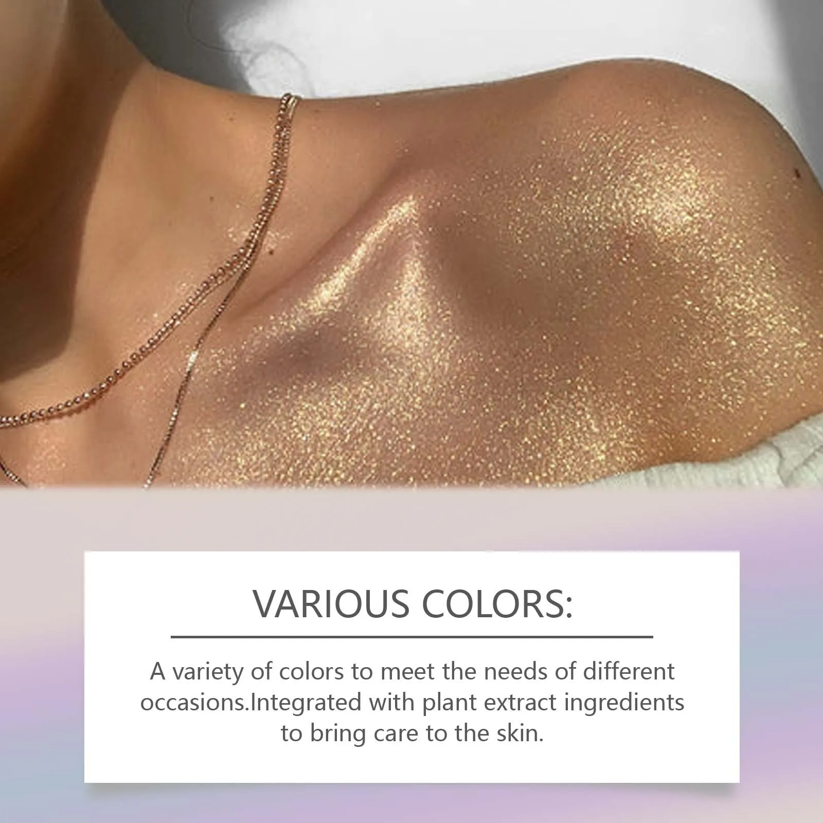 Shiny Body Glitter Liquid Shimmer Makeup High Gloss Lasting Brightening Halloween Party Highlighter Powder For Body Hair Clothes 5