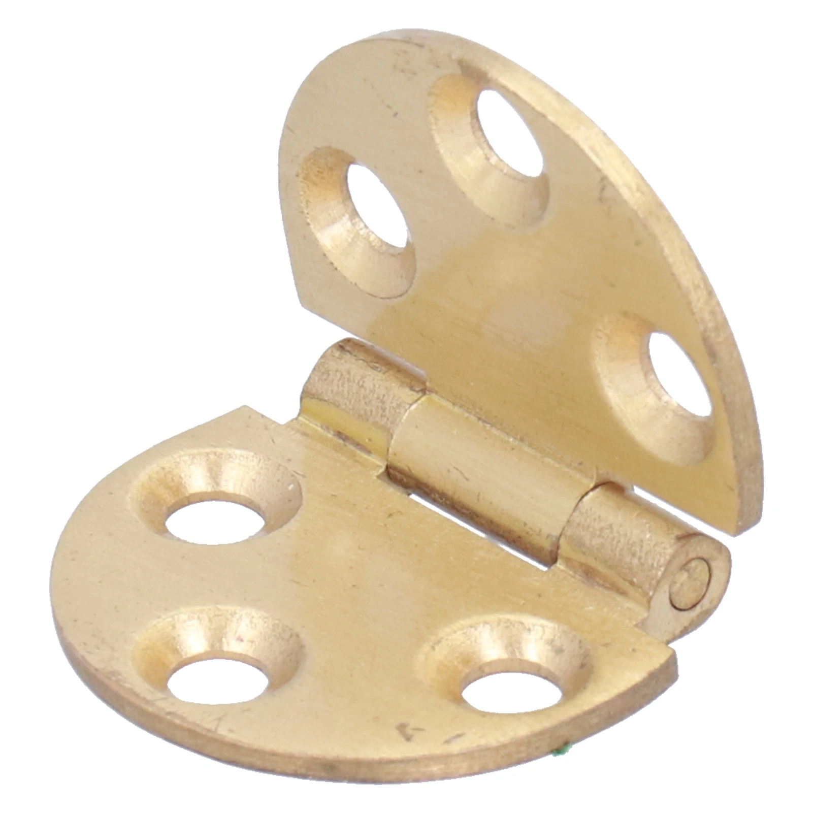 Copper Hinge with Screw 2 Set 180 Degree Mini Flap Hinge for Foldable Table Wardrobes Wooden Boxes 47x30mm