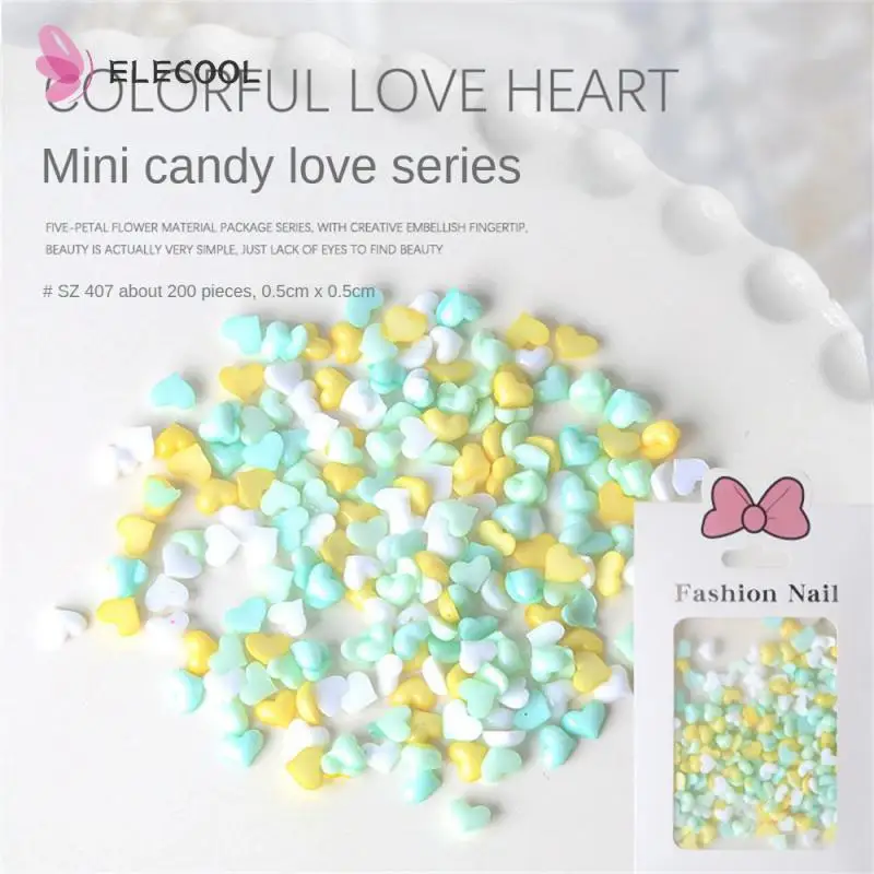 

Безопасные наклейки для ногтей, аксессуары, равномерное цветное украшение для ногтей, здоровая разноцветная система макарунов, мультяшная Милая смола не быстро выцветает