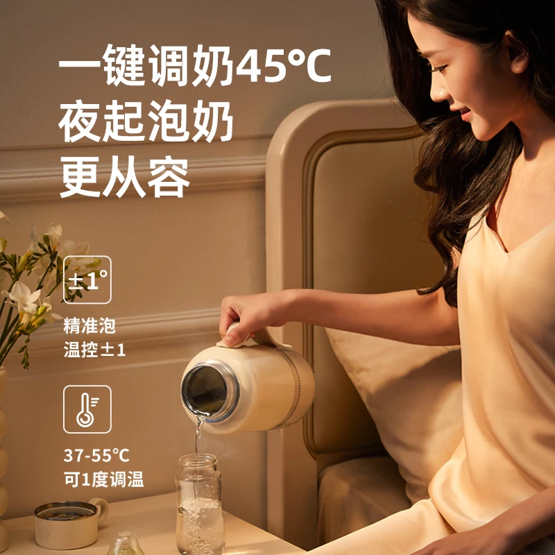 Bassens Bs-B90 Portable Electric Kettle Travel Home Mini Electric Kettle 316 Stainless Steel Vacuum Insulated Cups