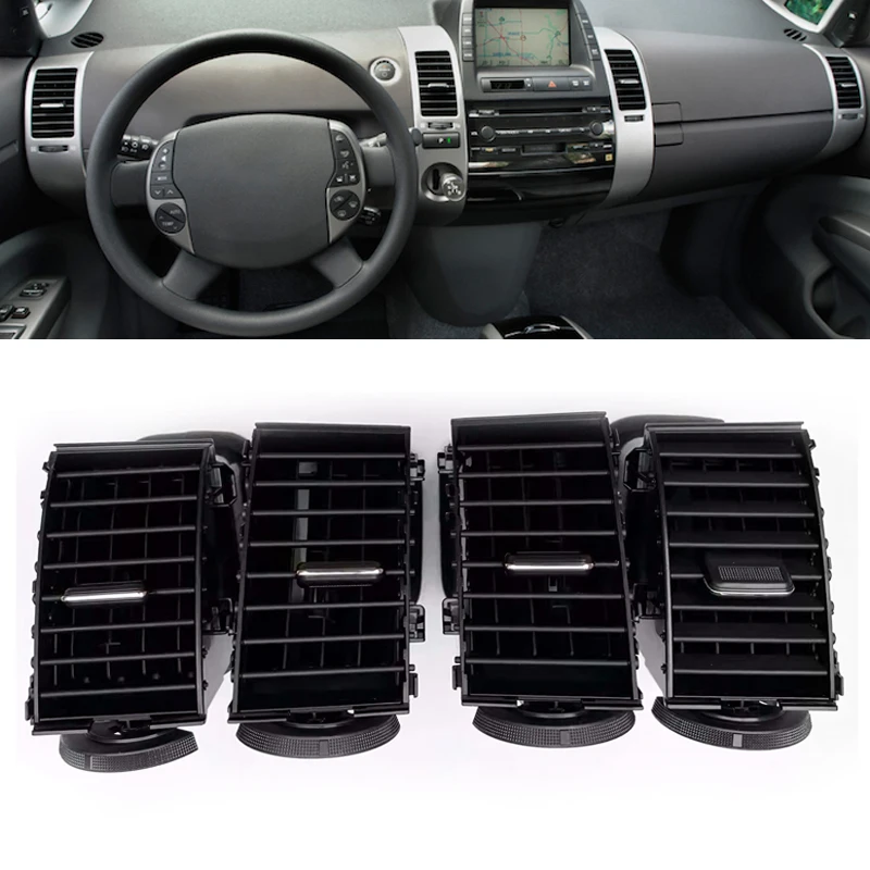 Per Toyoto Prius 2004 2005 2006-2009 Auto A/C Uscita Aria Condizionata Griglia di Aria Auto-styling Presa d'aria Uscita Accessori Interni