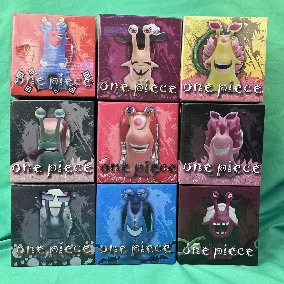 Anime Action Figure Anime One Piece Den Den Mushi Luffy/Ace/Law/Zoro/Sanji/Chopper Phone Bug 12styles for Choose