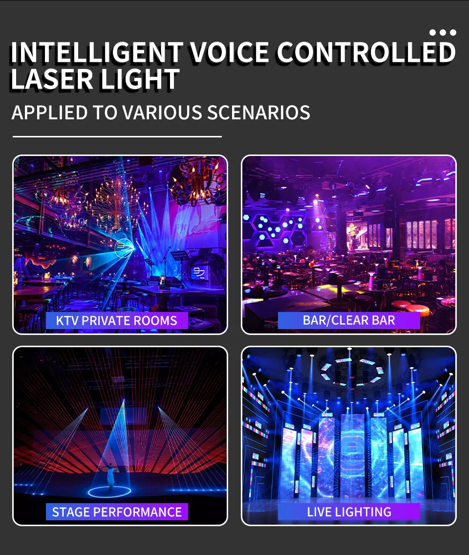 RGB 6 Eyes RGB Stage Laser Moving Head Light Infinite Rotation Bar Laser Light P
