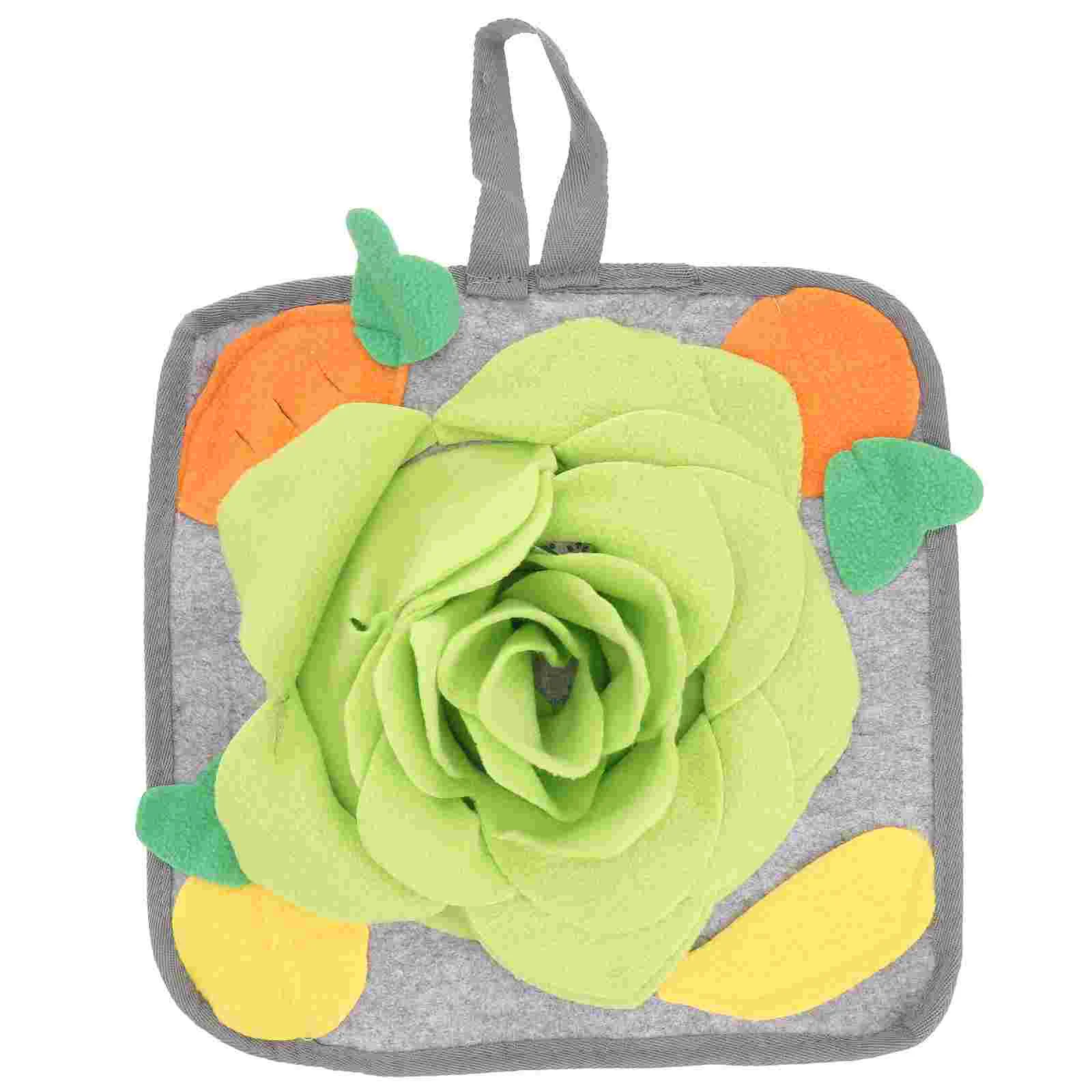 

Hemobllo Dog Treats Rabbit Foraging Mat Easy Fill Interactive Feeding Mat Rabbits Guinea Pigs Chinchillas Ferrets Small