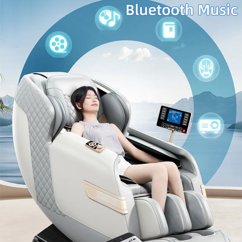 Three Year Warranty Home 4D Heating Massage Chairs Multifunctional Full Body Air Bag Wrapped Zero Gravity 3D Massage Office Sofa 4